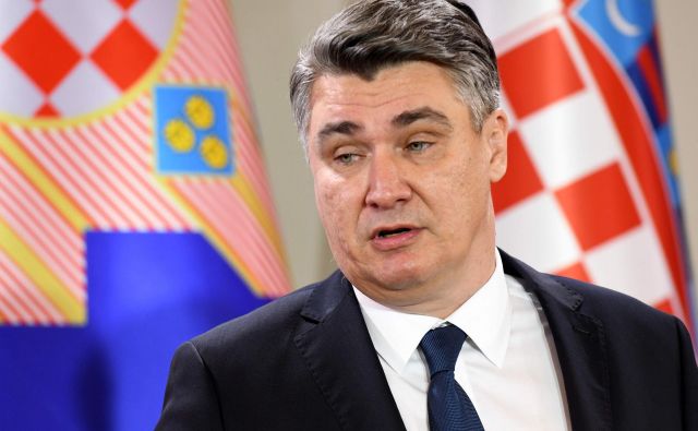 Zoran Milanović je prisegel kot peti predsednik Hrvaške od osamosvojitve sosednje države. FOTO: AFP