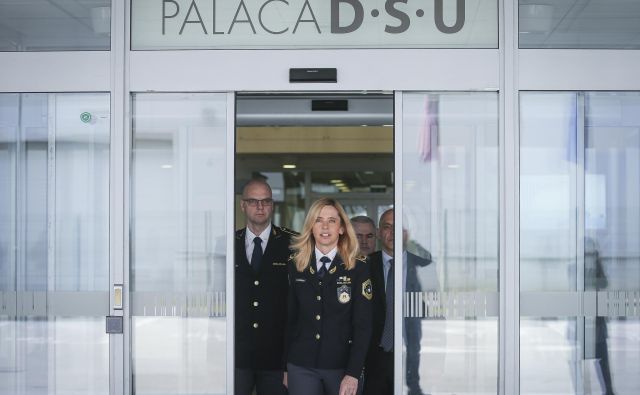 »Vedno bom skrbela za zakonito in strokovno delo,« se je generalna direktorica Policije Tatjana Bobnar odzvala na obtožbe. FOTO: Jože Suhadolnik