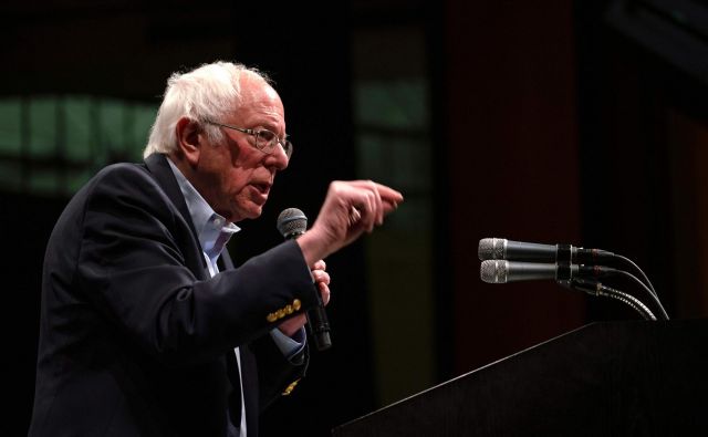 Predsedniški kandidat Bernie Sanders. Foto: Paul Ratje/Afp