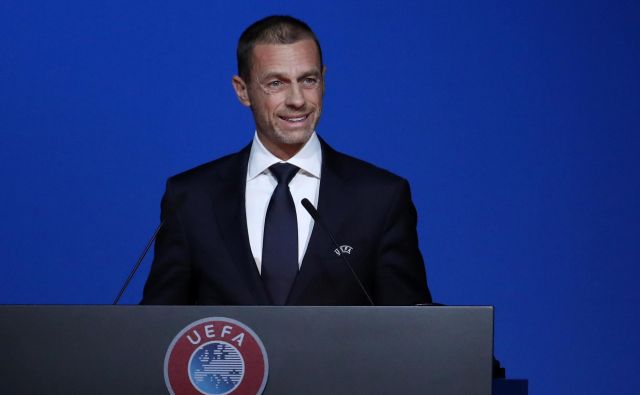 Aleksander Čeferin je v dobro pripravljenem govoru odprl prav tovrstne tematike in znova poudaril, da je ključni izziv Uefe zaščititi nogometno igro. FOTO: Reuters