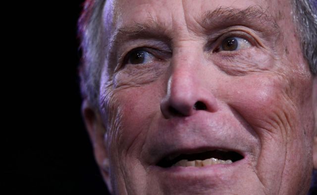 Nekdanji newyorški župan Mike Bloomberg. Foto Eva Marie Uzcategui Afp