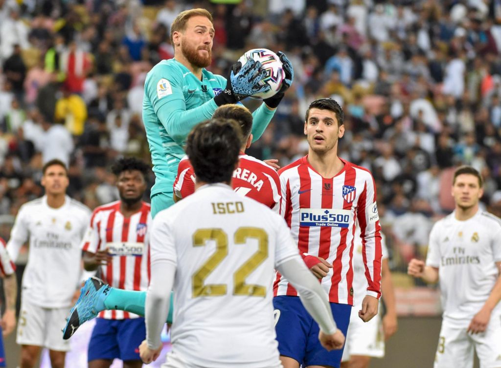 Jan Oblak zapustil trening Atletica, toda nared bo za Sevillo in Liverpool