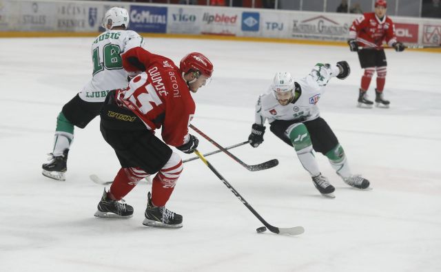 Za hokejiste Jesenic in Olimpije se je sezona v alpski ligi že končala. FOTO: Leon Vidic/Delo