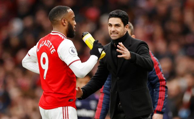 Mikel Arteta je zbolel zaradi koronavirusa. FOTO: Reuters