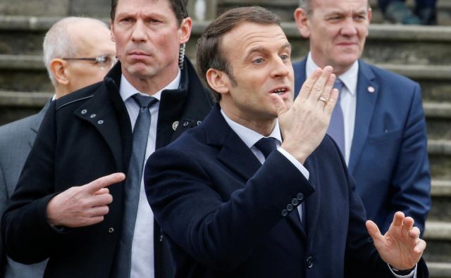 Emmanuel Macron ima pred seboj največji izziv v mandatu – koronavirus. FOTO: Reuters