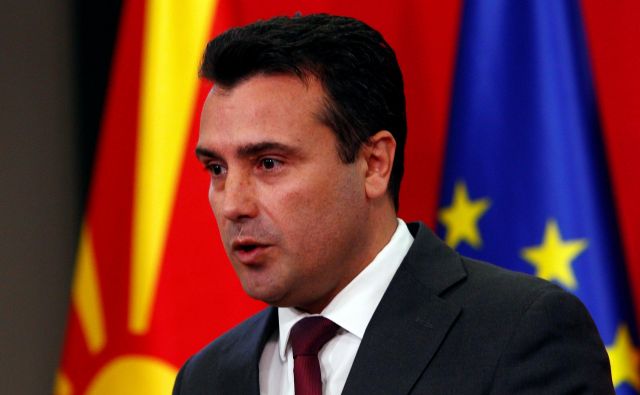 Bivši premier Zoran Zaev stavi na članstvo Severne Makedonije v Natu in na začetek pristopnih pogajanj z EU. Foto: Ognen Teofilovski/Reuters