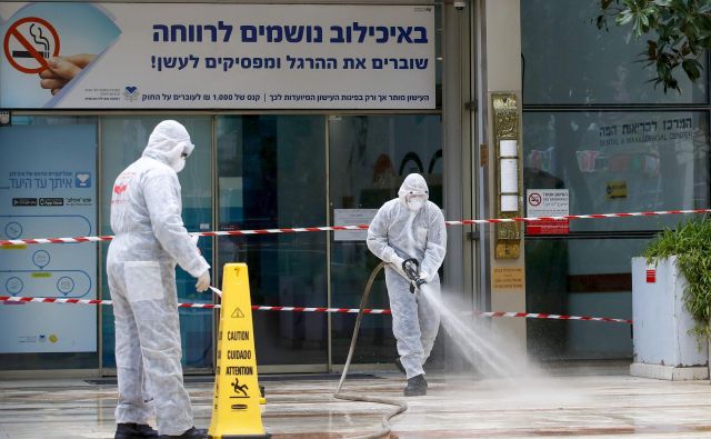 Zaščitni ukrepi v Izraelu. FOTO: Jack Guez Afp