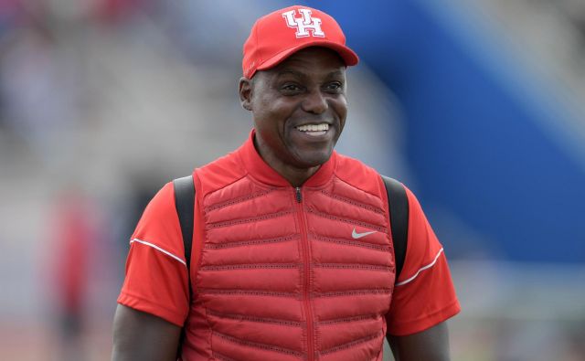 Carl Lewis je trener univerzitetne ekipe v ameriškem nogometu Houston Cougars. FOTO: USA Today Sports