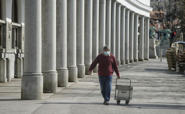 Ljubljana danes. FOTO: Blaž Samec/Delo