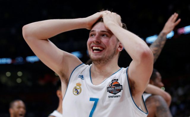 Luka Dončić je pred selitvijo v ZDA z Real Madridom osvojil evroligo in bil MVP zaključnega turnirja. FOTO: Reuters