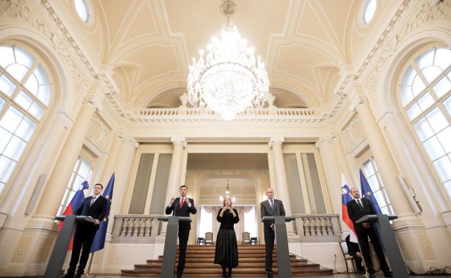 »Kot bomo preživeli krizo, tako bomo živeli po njej,« je poudaril predsednik republike Borut Pahor. FOTO: Daniel Novakovič/STA
