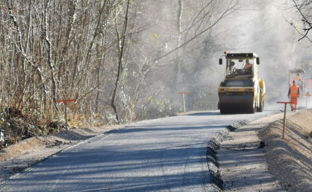 Dostopne ceste v dolini Glinščice so skoraj pripravljene, sledi izbor izvajalcev na glavnem delu projekta. Foto Boris Šuligoj