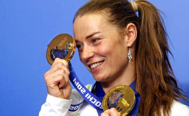 Tina Maze je s po dvema zlatima in srebrnima kolajnama najuspešnejša slovenska olimpijka po osamosvojitvi. FOTO: Matej Družnik/Delo