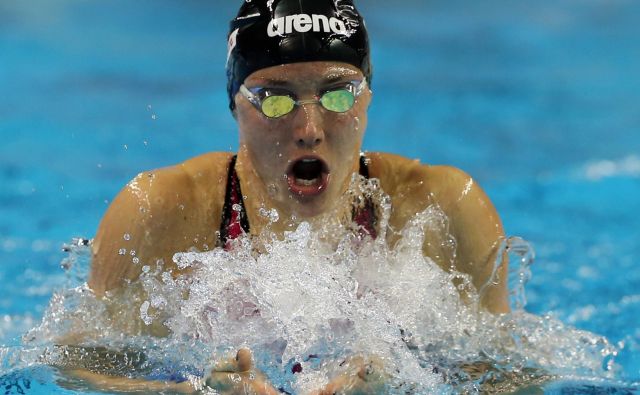 Katinka Hosszu, najboljša plavalka na svetu zadnjih let, bo pred OI vendarle nastopila na prvenstvu stare celine v domovini. FOTO: AFP