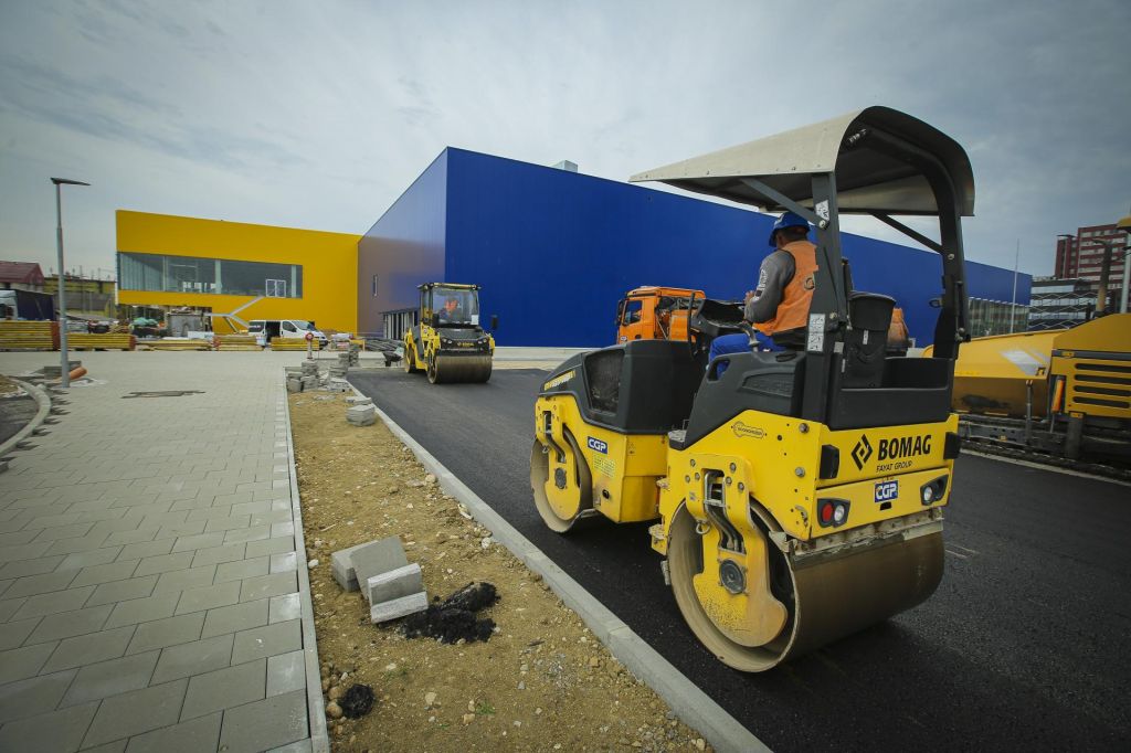 FOTO:Kako nastaja Ikea v Ljubljani