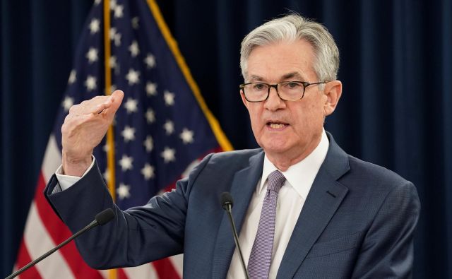 Jerome Powell trdi, da Fed ukrepa hitro in z vsemi razpoložljivimi sredstvi. FOTO: Reuters