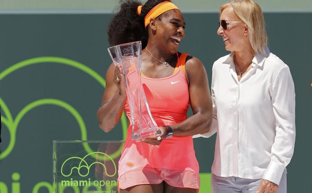 Martina Navratilova (desno) dobro razume stisko Serene Williams.<br />
FOTO: USA Today Sports
