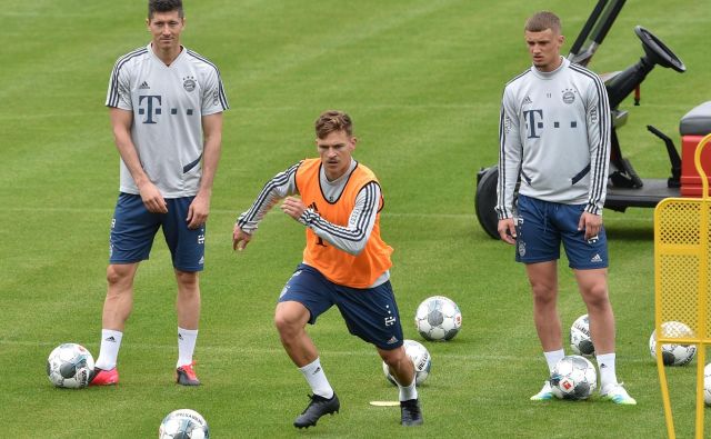 Bayernovi nogometaši se že pripravljajo na nove izzive. FOTO: AFP