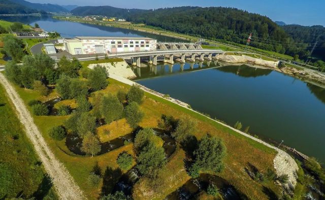 HESS se je prostoru na območju HE Arto-Blanca prilagodil tudi z ribjimi stezami; na območju Mokric bo treba upoštevati drstišča platnice. FOTO: arhiv HESS