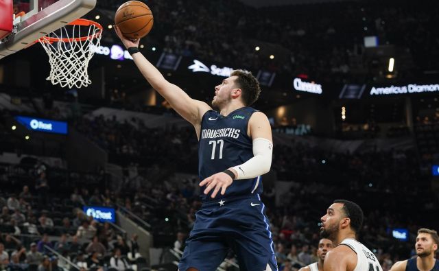 Luka Dončić je bil eden najboljših igralcev prekinjene sezone. FOTO: USA Today Sport