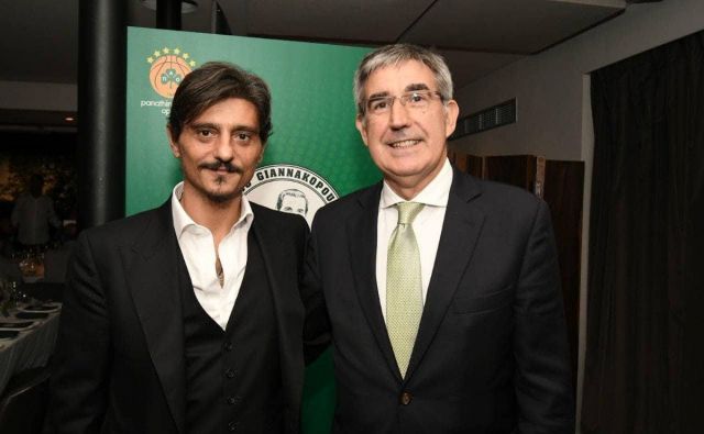 Dimitrios Giannakopoulos (levo) in Jordi Bertomeu sta bila pred leti zaveznika, zdaj pa sta se znašla na nasprotnih bregovih. FOTO: Panathinaikos