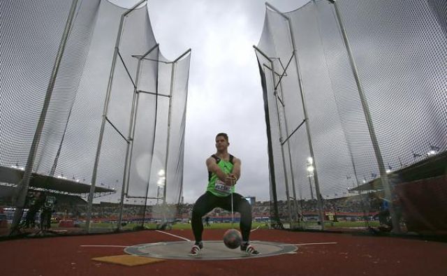 Nejc Pleško želi kladivo vreči na daljavo, ki bi ga popeljala na olimpijske igre v Tokiu. FOTO: zimbio