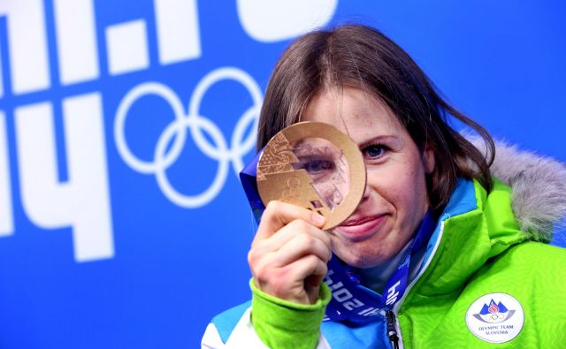 Vrhunec športne kariere Vesne Fabjan so bile olimpijske igre v Sočiju leta 2014. FOTO: Matej Družnik/Delo