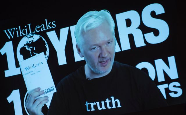 Julian Assange FOTO: Steffi Loos/AFP