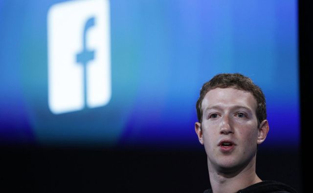 Facebookov soustanovitev in predsednik uprave Mark Zuckerberg. Foto Robert Galbraith Reuters Pictures