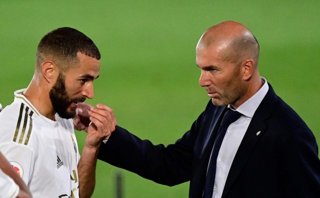 Karim Benzema sodi med nedotakljive kamenčke v mozaiku trenerja Zinedina Zidana. FOTO: Javier Soriano/AFP