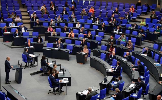 Nemški poslanci so potrdili rekordni proračun za leto 2020.<br />
<br />
Foto Tobias Schwarz/AFP