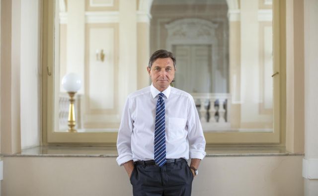 Predsednik Borut Pahor se tudi med zadnjim nastopom na RTV SLO ni nedvoumno opredelil glede nekaterih aktualnih temeljnih vprašanj na področju zunanje in notranje politike. Foto Voranc Vogel