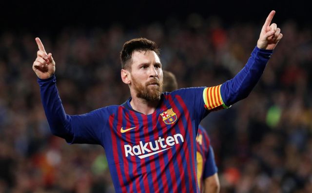 Lionel Messi je zabil prvi gol v dresu Barcelone pred 15 leti. FOTO: Susana Vera/Reuters