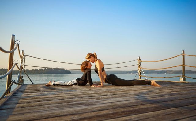 Jutranje razgibavanje na plaži je posebno doživetje FOTO: LifeClass