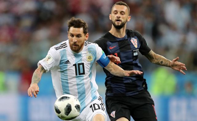 Marcelo Brozović je s Hrvaško osvojil drugo mesto na SP v Rusiji, kjer so naši sosedje nadigrali tudi Argentino z Lionelom Messijem. FOTO: Ivan Alvarado/Reuters