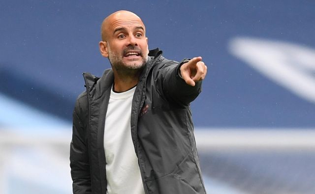 Pep Guardiola že snuje nov ambiciozen projekt na klopi Manchester Cityja. FOTO: Michael Regan/Reuters