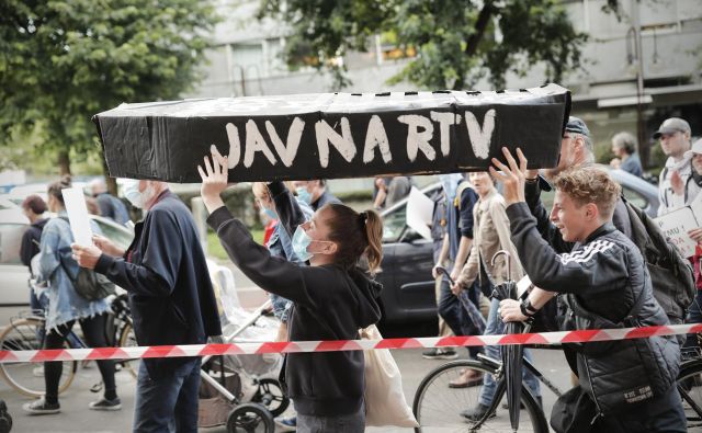 Če bodo sedanji oblastniki prevzeli javno televizijo, se nam bo zgodilo tako kot v Srbiji, Turčiji ali Rusiji ... Foto Uroš Hočevar/Delo