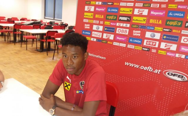 David Alaba je že dolgo tako med udarnimi aduti Bayerna kot tudi avstrijske reprezentance. FOTO: Siniša Uroševič/Delo