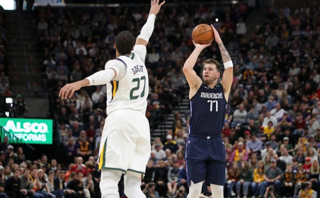 Luka Dončić bo stopnjeval formo do 18. avgusta, ko se bo začela končnica lige NBA. FOTO: Kevin Jairaj/USA Today Sports