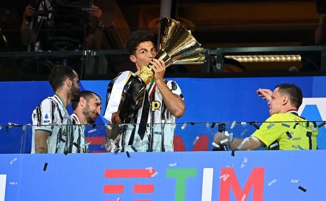 Juventusov napadalec Cristiano Ronaldo je napovedal boj za tretji zaporedni naslov italijanskega prvaka. FOTO: Isabella Bonotto/AFP