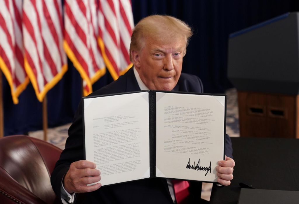 Trumpova nova pomoč Američanom v krizi zaradi pandemije