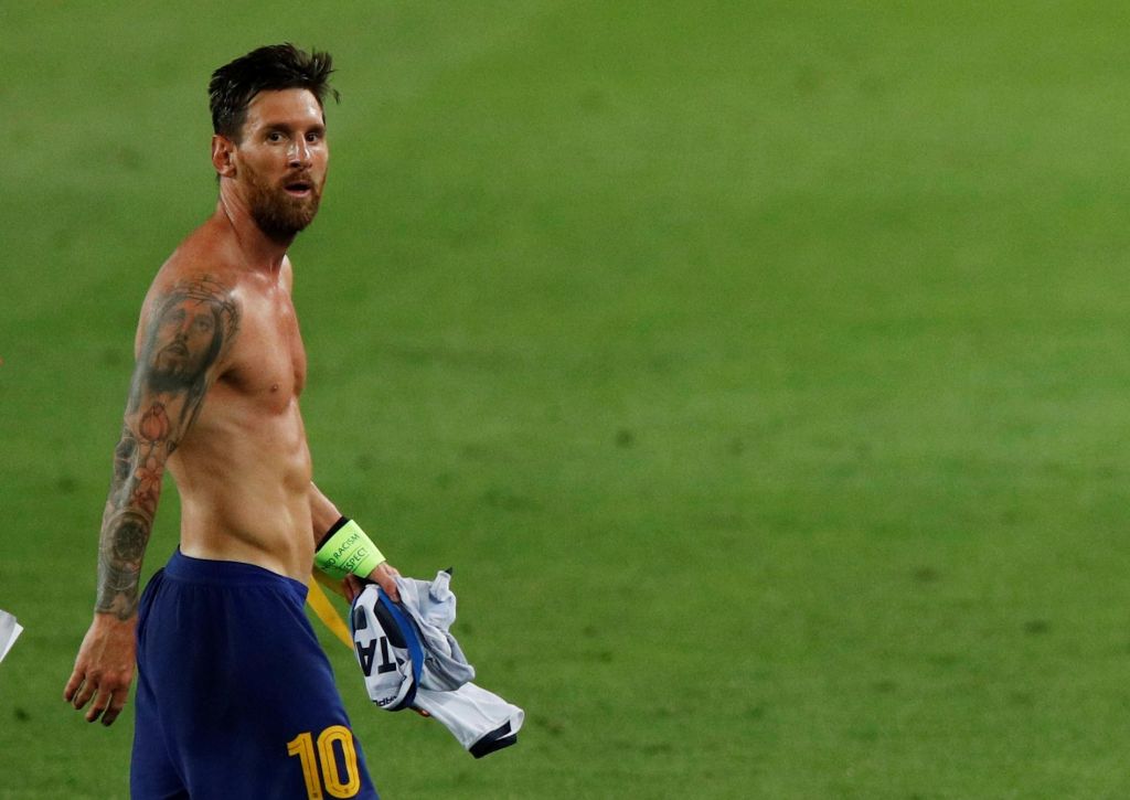 FOTO:Messijeva Barcelona naprej, Napoli pustil dober vtis