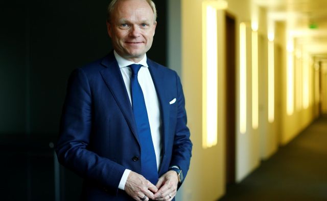 Pekka Lundmark Nokio prevzema v času, ko se podjetje bojuje za položaj v zelo politični tekmi na področju 5G. Foto Thilo Schmuelgen/Reuters
