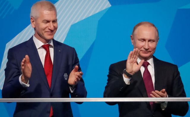 Tako minister za šport Oleg Maticin kot tudi prvi mož države Vladimir Putin sta se zavzela za vrnitev ugleda ruskih športnikov po dopinških zapletih. FOTO: Maksim Šemetov/Reuters