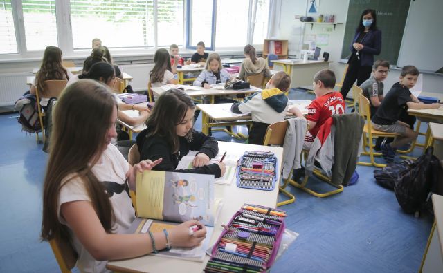 Odločitev za posamezen model izobraževanja bo, kot piše v priporočilih, sprejela vlada oziroma pristojna ministrica. FOTO: Jože Suhadolnik/Delo