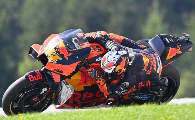 Pol Espargaro se je najbolje odrezal v kvalifikacijah za jutrišnjo dirko v Avstriji. FOTO: Joe Klamar/AFP