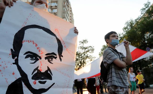 Protesti proti režimu Aleksandra Lukašenka trajajo več kot dva tedna. Foto: Valentin Ogirenko/Reuters