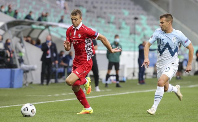 Damjan Bohar je v osmi tekmi priigral prvo zmago Sloveniji v ligi narodov. FOTO: Jože Suhadolnik