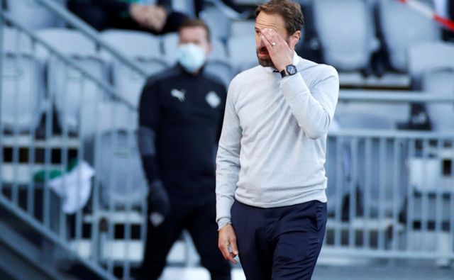 Gareth Southgate ni bil zadovoljen s predstavo Anglije na Islandiji. FOTO: John Sibley/Reuters
