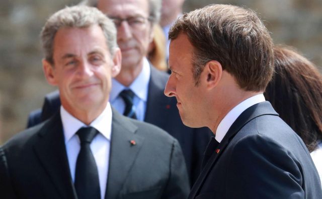 Sarkozyjeva močna senca na macronizmu ni samo prazen mit o vplivu iz ozadja. Foto Ludovic Marin/Reuters